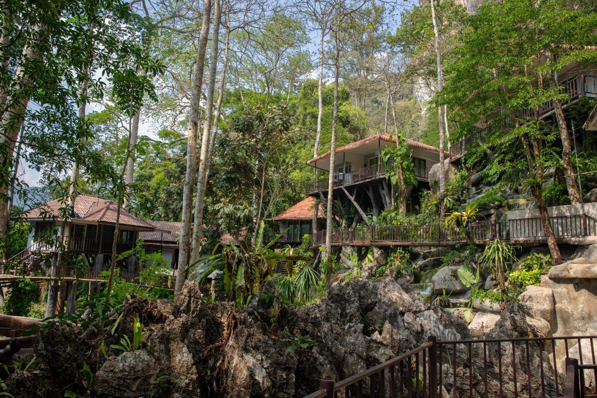 Rock And Tree House Resort Khao Sok National Park Exterior foto